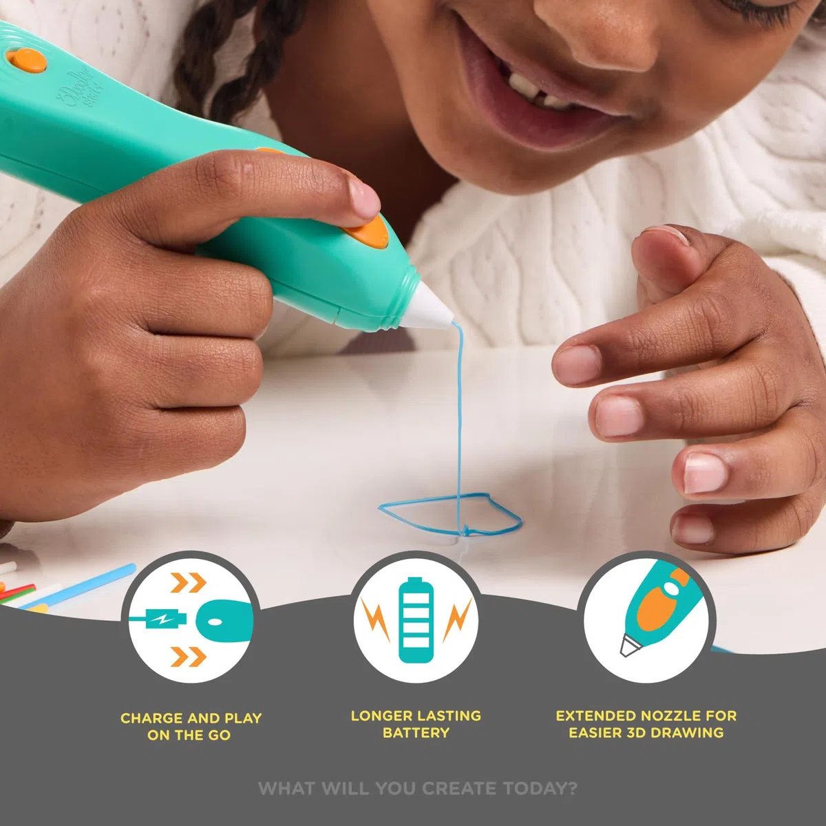 3Doodler Start+ Essentials: 3D Zeichenstift für Kinder, STEM-Lernspielzeug, ab 6 Jahren