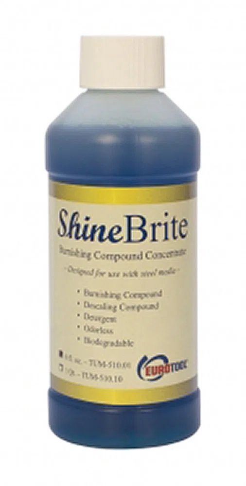 SHINEBRITE 237 ml blaue flüssige Polierpaste für Stahl und Edelstahl, hergestellt in den USA