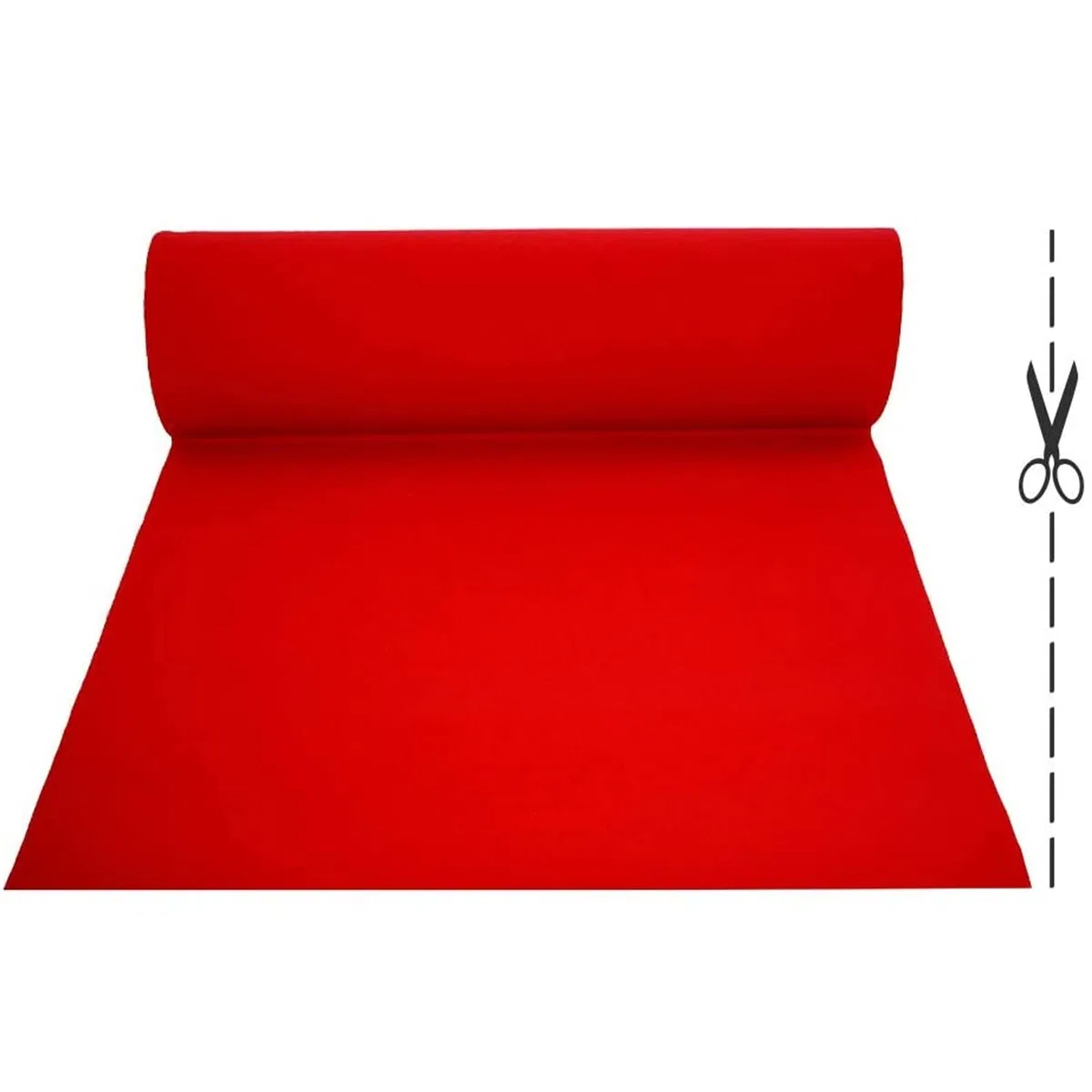 10M 20M 30M Gangläufer-Teppich für Hochzeit, Event-Zeremonie, Gehweg-Teppich, verschleißfester 2-mm-Polyester, roter Läufer, Runway-Teppich, Dekoration, Hochzeit, Kirchenparty, zuschneidbar ( Size : 1