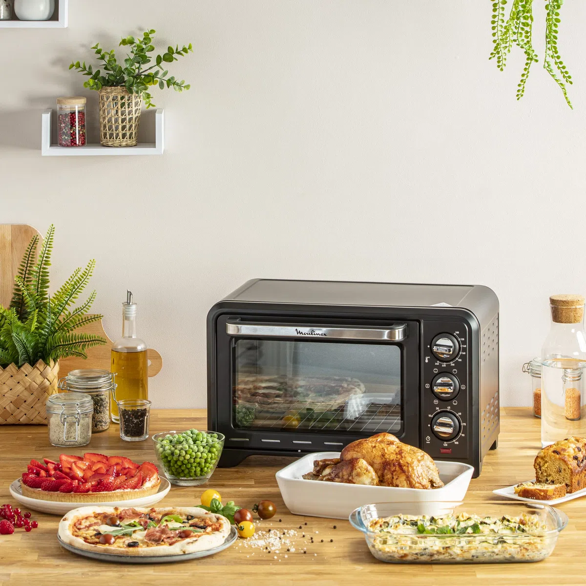 Moulinex Optimo Horno 19 litros Schwarz
