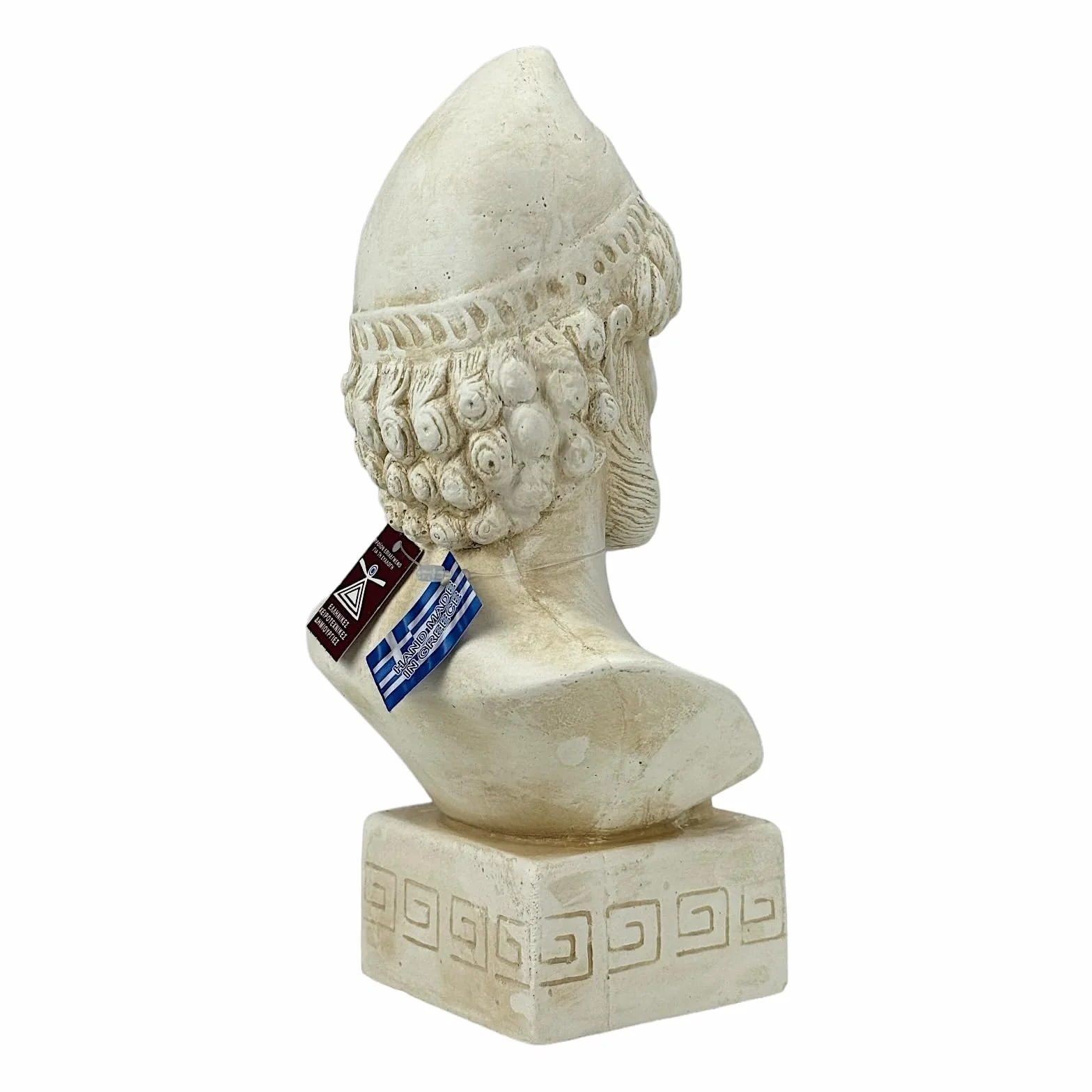 Odysseus Griechischer König von Ithaca Büste Trojan Kriegshelden Steinguss Statue Skulptur
