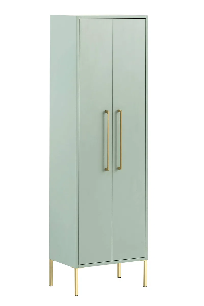 Schildmeyer Gloria Highboard 146637, Mint/Gold, 2 Türen