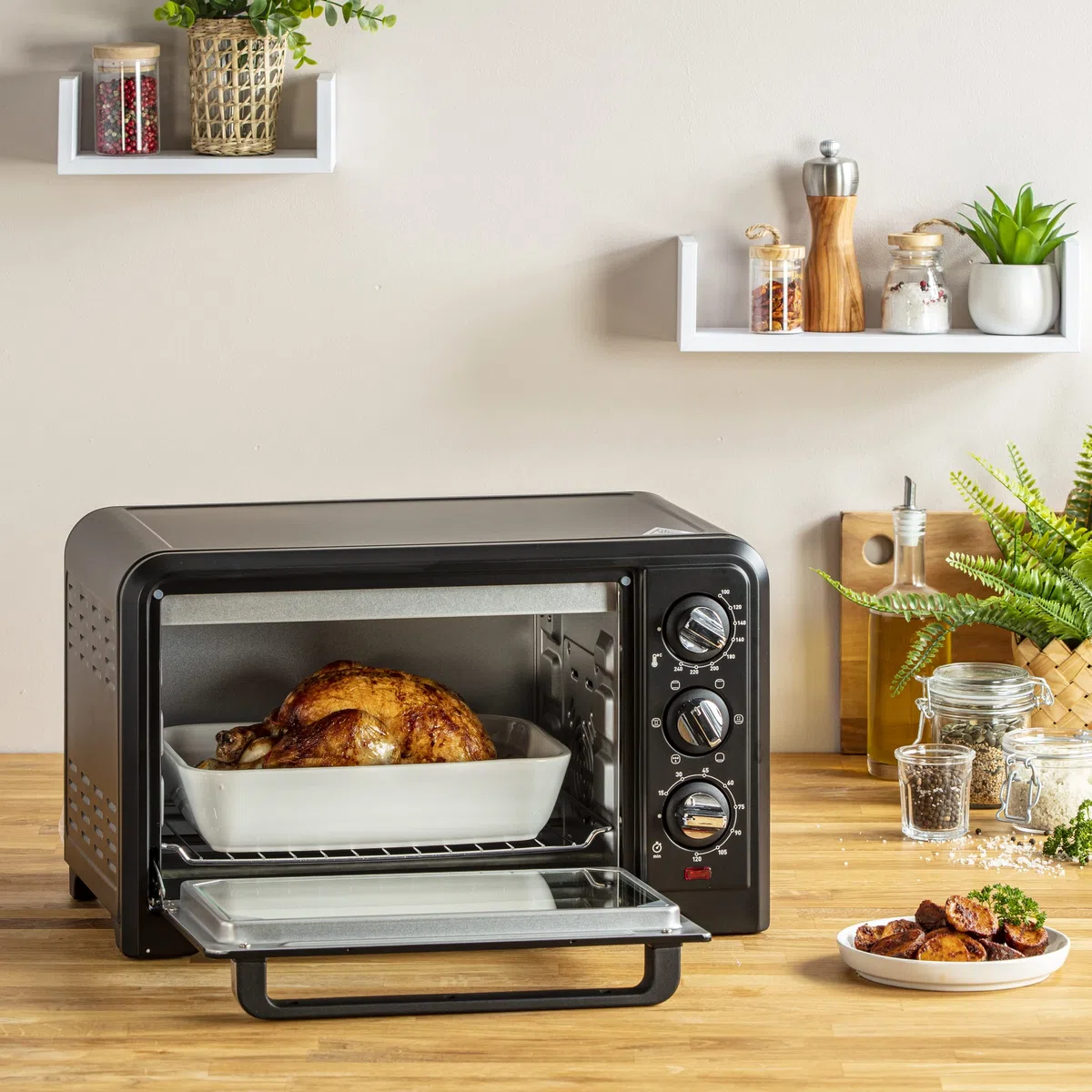 Moulinex Optimo Horno 19 litros Schwarz