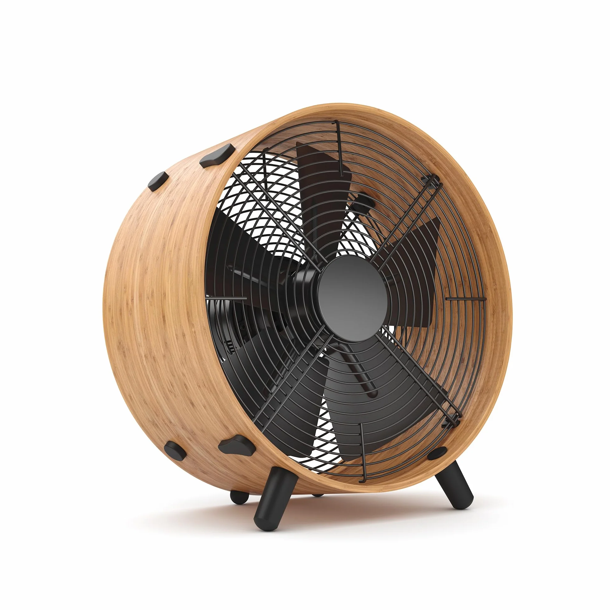 Stadler Form Ventilator Otto, aus Bambus, mit 8 Geschwindigkeiten, ideal im Sommer und fürs Schlafzimmer, Wohnzimmer und Büro geeignet, einfache Reinigung, bis 22 Watt