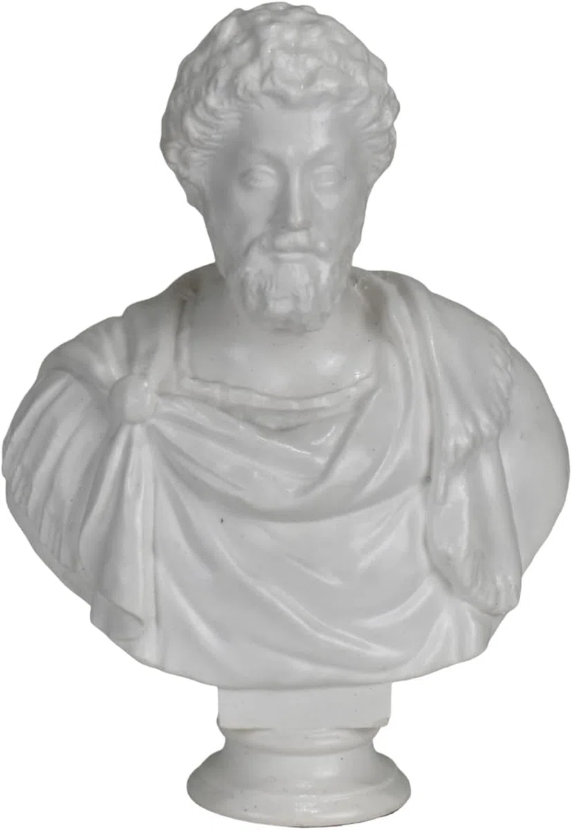Marcus Aurelius Römischer Kaiser Stoischer Philosoph Büste Kopf Porträt Skulptur