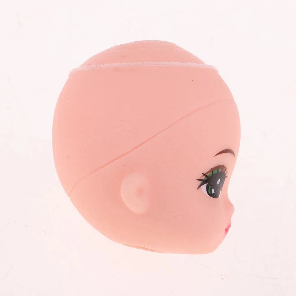 10 Stück Puppenkopf Skulptur Mini Babypuppe Kopf Modelliert Kopf Ersatzteile Bastelbedarf Zubehör für DIY Hobby Spielzeuggestaltung