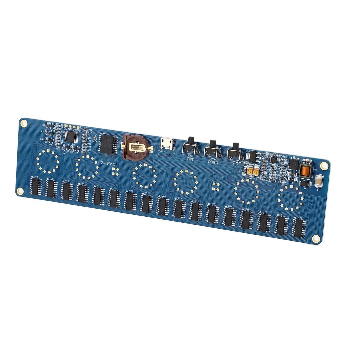 Nixie Tube Clock Control Board 7 Farben Glührohr Clock Board Unterstützung 24 Stunden Modus, Zeitanzeige, Eingebautes Anti Vergiftung Programm