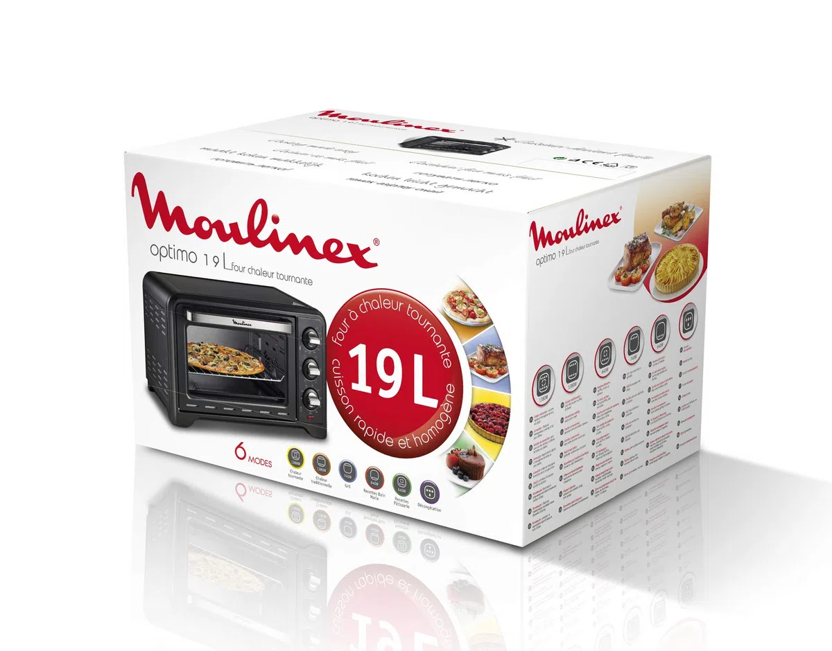 Moulinex Optimo Horno 19 litros Schwarz