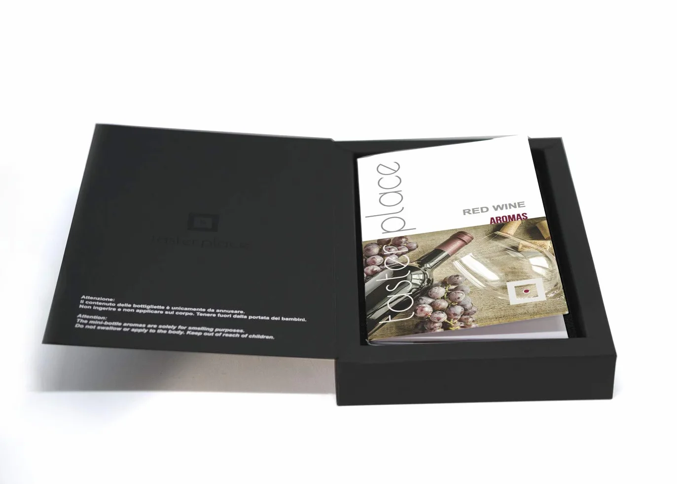 Rotwein Aroma Set - TASTERPLACE - Englische Version - Verkostungstool - für Sommeliers und Weinliebhaber