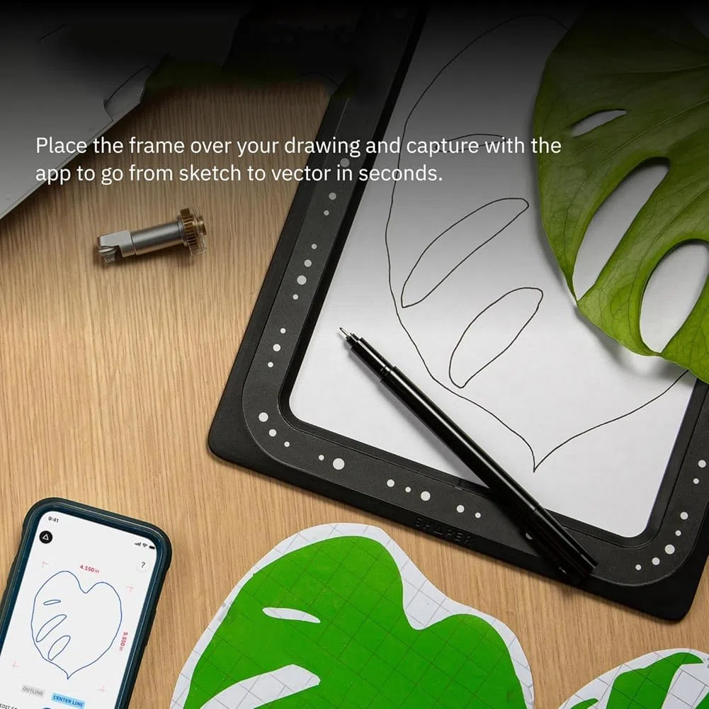 Shaper Trace Drawing Conversion Tool - Vektor- und SVG-Erstellungskit, Kompatibel mit CNC- und Vinylschneidern