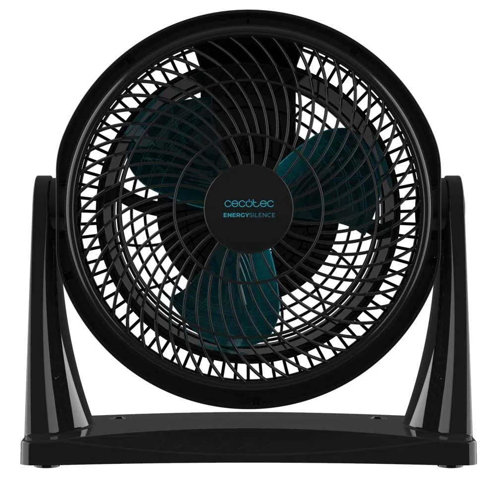 Cecotec Industrieller Bodenventilator EnergySilence 900 FloorFlow, 30 W, Durchmesser 22,6 cm, 2 Geschwindigkeiten, 3 aerodynamische Flügel, einfache Bedienung und maximale Sicherheit