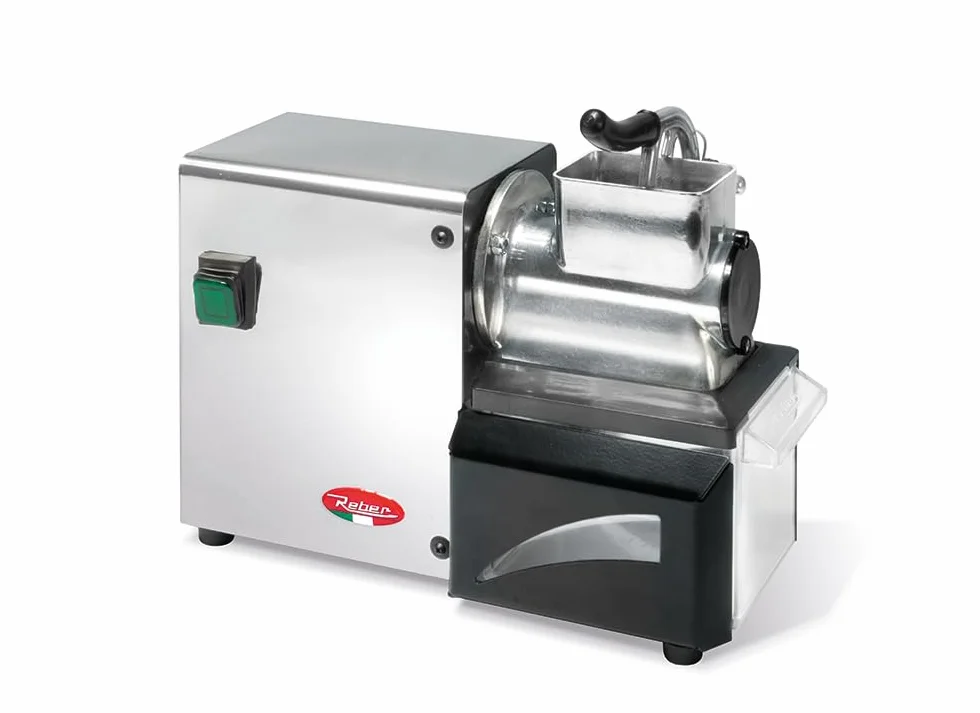 Reber Nr. 10053N – Elektrische Reibe, Aluminium und Stahl, 200 W, Schwarz/Grau