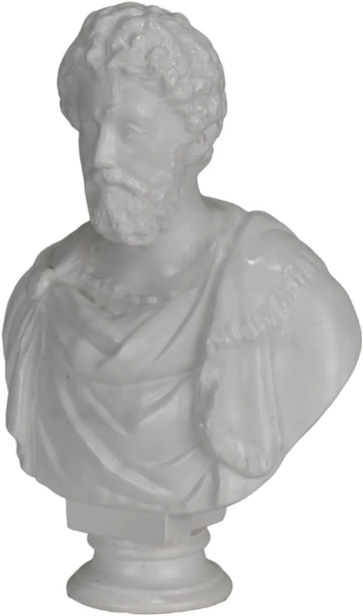 Marcus Aurelius Römischer Kaiser Stoischer Philosoph Büste Kopf Porträt Skulptur