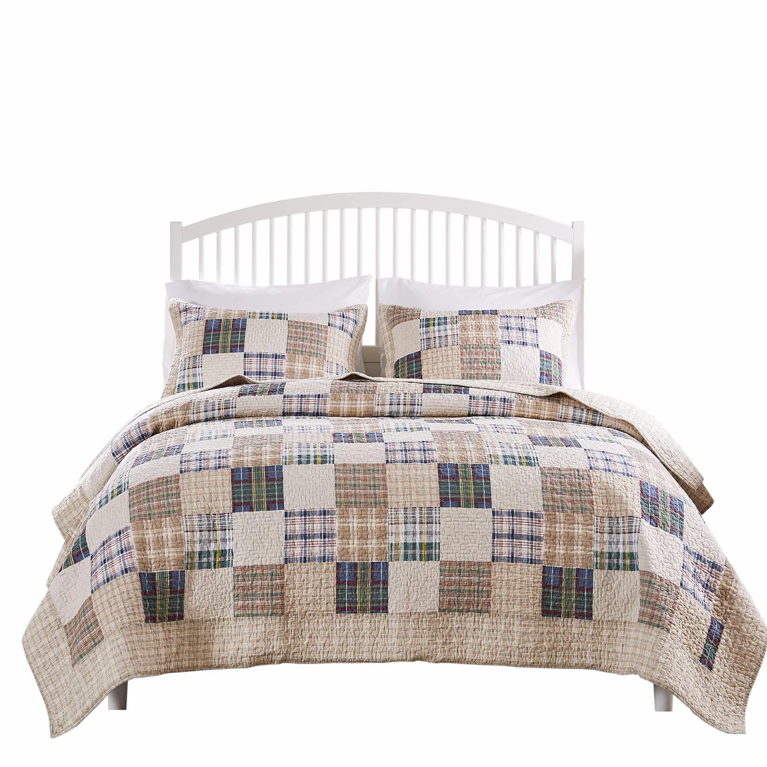 Greenland Home 2-Piece Oxford Quilt Set, Twin, Multicolor
