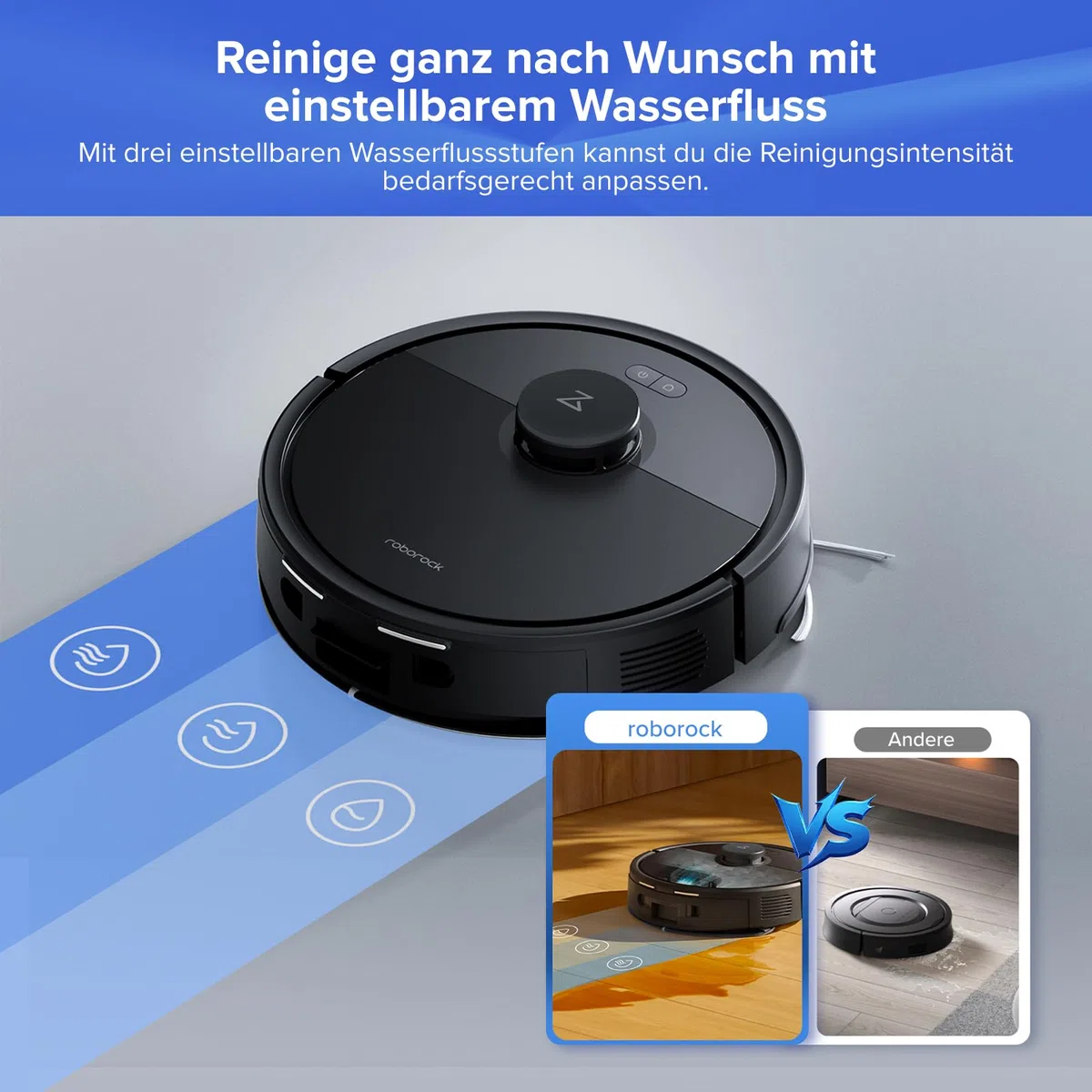 roborock Q7 L5+ Saugroboter mit Wischfunktion, Automatischer Staubentleerung, Dual Anti-Tangle System, 8.000 Pa Saugkraft, LiDAR-Navigation,Wischroboter für Teppich, Tierhaare, APP Steuerung(Schwarz)