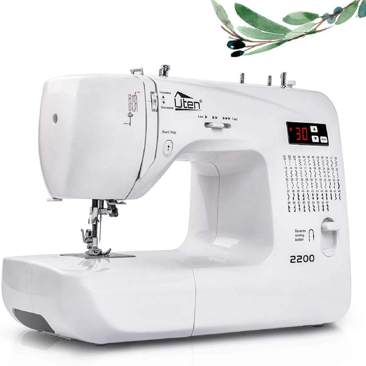 Nähmaschine Elektrisch Freiarm Computer-Nähmaschine mit 60 Stichprogramme für Anfänger Profi, Weihnachten Geschenke Geschenkidee für Muttertag