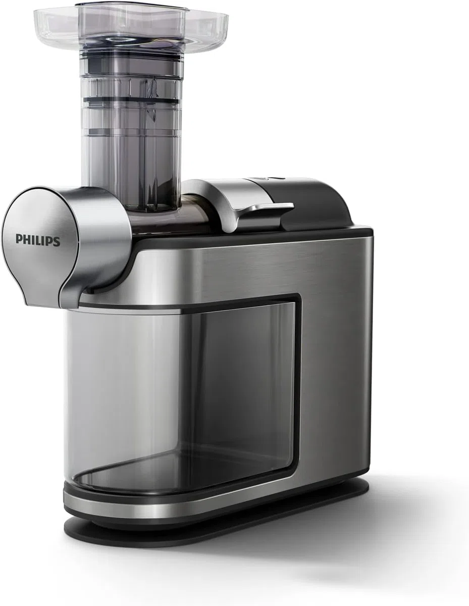 Philips Saftpresse – 200W, 1L, NutriU-Rezepte-App, große Einfüllöffnung, Quick Clean (HR1949/20)