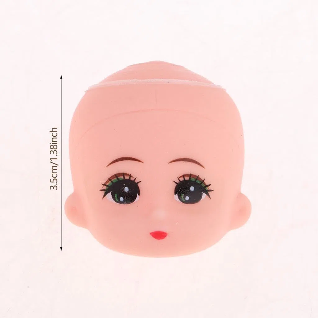 10 Stück Puppenkopf Skulptur Mini Babypuppe Kopf Modelliert Kopf Ersatzteile Bastelbedarf Zubehör für DIY Hobby Spielzeuggestaltung