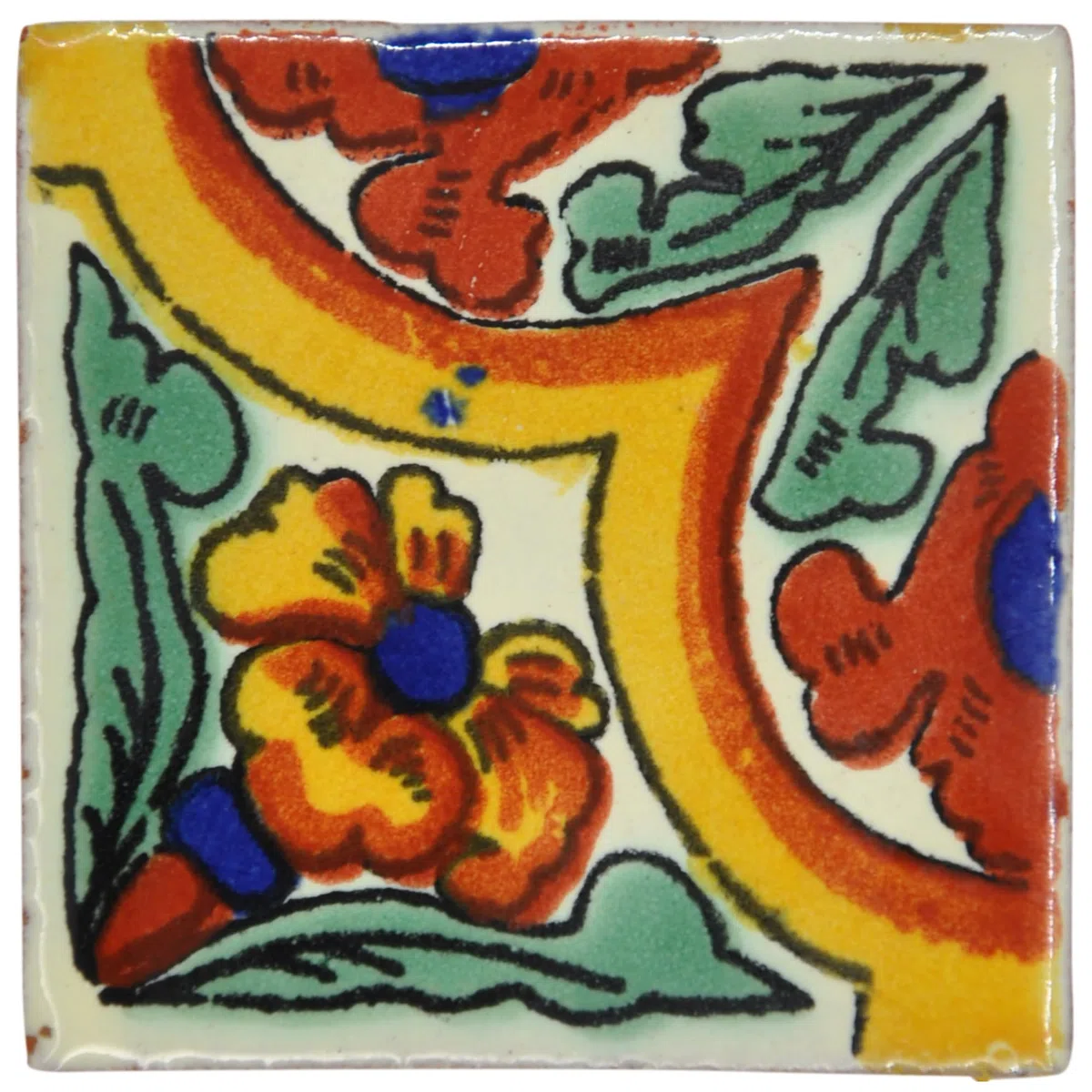 Tumia LAC Handgefertigte Mexikanische Talavera Fliesen Authentischer Stil Natalia Keramikfliesen für Kunsthandwerk, Küchenrückwand, Wandfliesen und Heimwerker Projekte