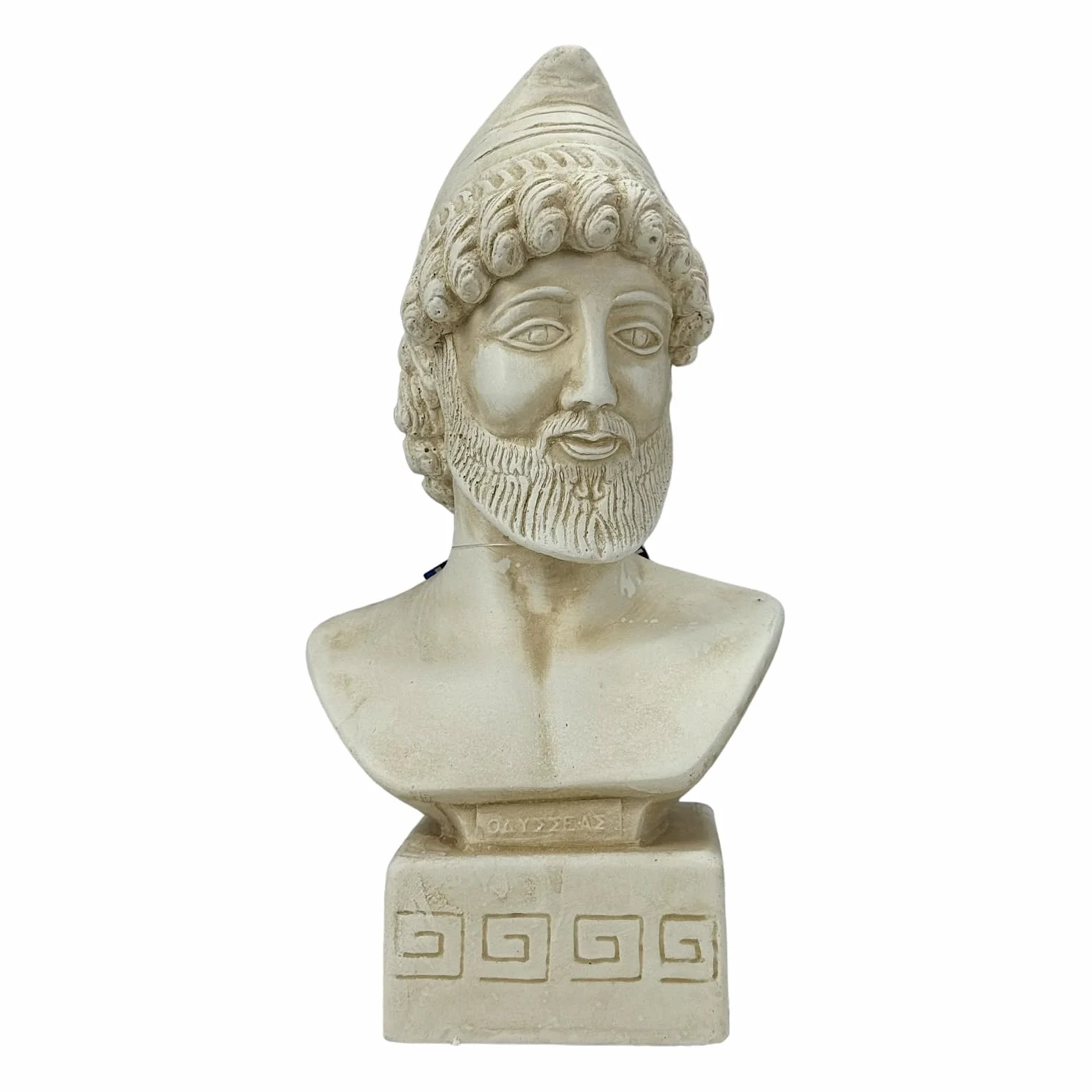 Odysseus Griechischer König von Ithaca Büste Trojan Kriegshelden Steinguss Statue Skulptur