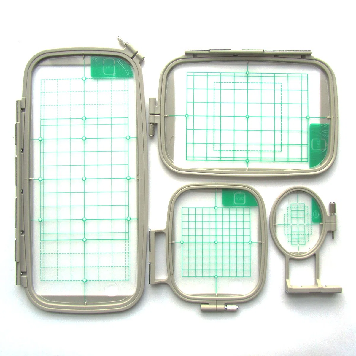 CKPSMS Marke - #Embroidery Hoop-4 Stickrahmen Kompatibel mit/Ersatz für Brother Marke Innovis F440E/ F540E/F480/F580/PE750/PE750D/PE770/PE780D/PE800/PC8200/PC8500 (Embroidery Hoop-4 1SET)