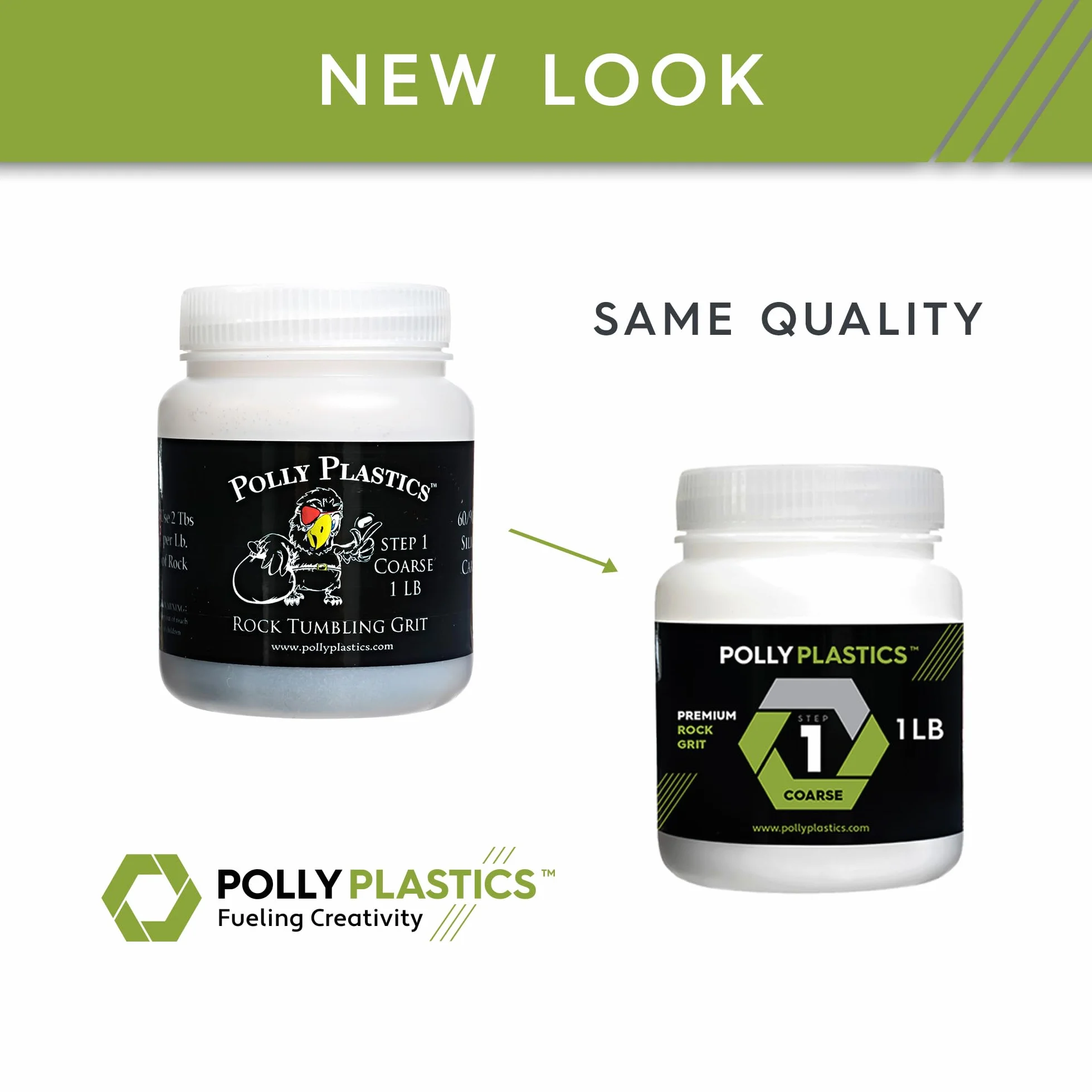 Polly Plastics Steinpolier-Kies und Keramikfüller (Gesamtgewicht 2 kg)