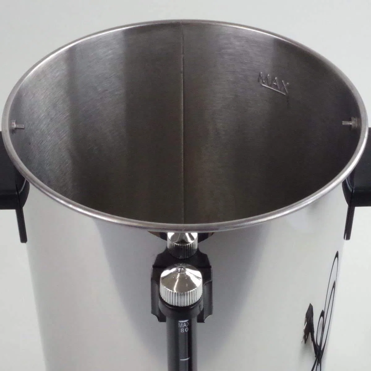 Glühweinkocher Glühweinkessel 8L 1800W mit Füllstandsanzeige, individuell und mobil nutzbar, Silber, ca. 29 x 49 cm, 8 Liter Fassungsvolumen, 1800W, 220-240V 50Hz, Warmhaltefunktion