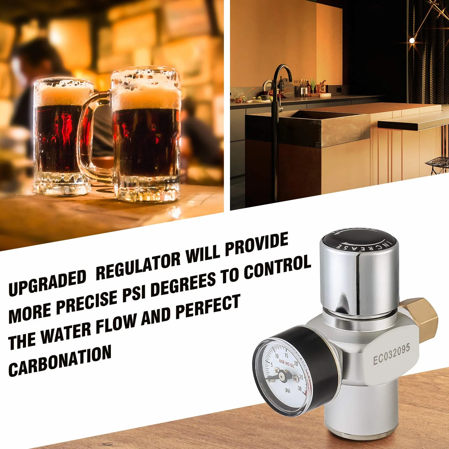 TMCRAFT 4820 ml Mini-Fass-Growler, druckgepresstes Edelstahl-Fass-Set mit verstellbarem Wasserhahn, hält frisch und Kohlensäure für selbstgebrautes Handwerk und Zugbier