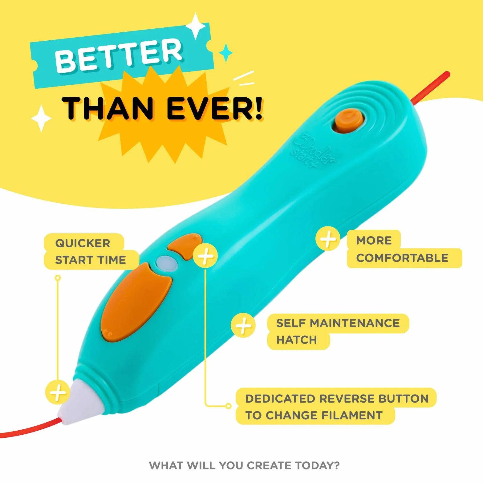3Doodler Start+ Essentials: 3D Zeichenstift für Kinder, STEM-Lernspielzeug, ab 6 Jahren