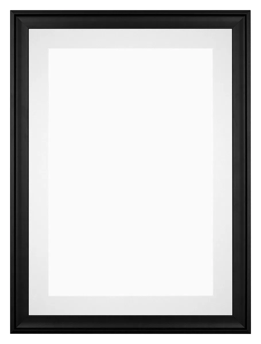 yd. Passepartout 70x100 cm für Fotogröße 60x90 - Weiß - Museumkarton - Außenmaße 70x100 cm - Innengröße 60x90 cm