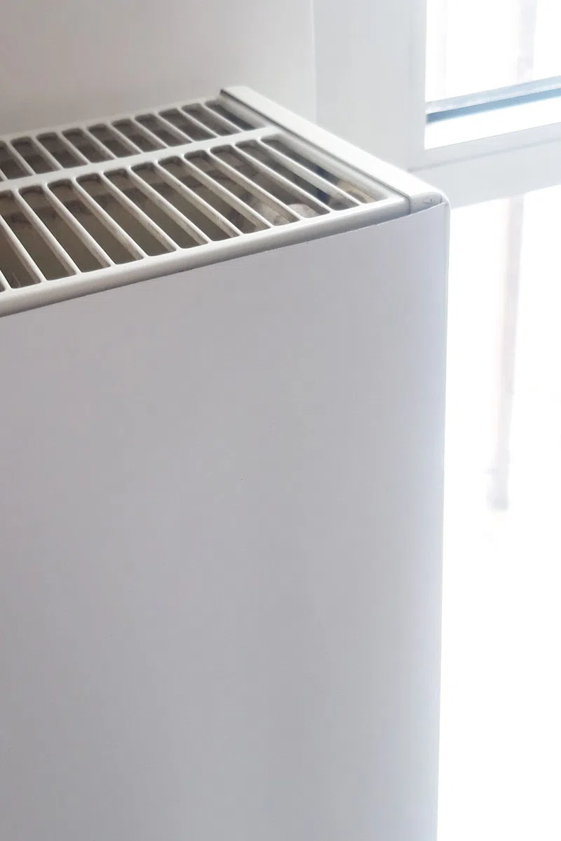 Magnet Heizkörperverkleidung Heizkörperabdeckung Weiss Ziegel 140x60 cm Heizung Abdeckung Verkleidung Magnetische Abdeckmatte Kühlschrank aus Einem Flexiblen Magneten Digitaler Aufdruck
