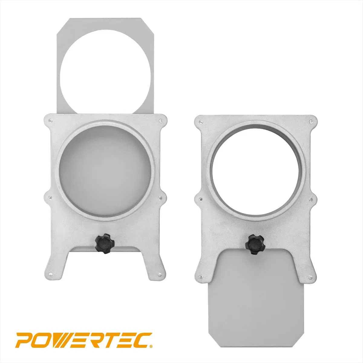 POWERTEC 70135V 10,2 cm Aluminium-Blastgitter für Vakuum-/Staubsammler