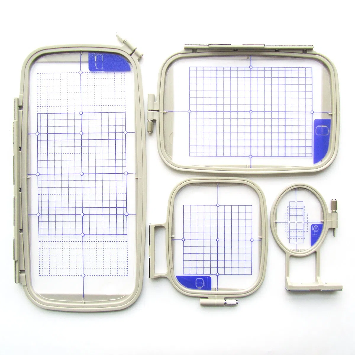 CKPSMS Marke - #Embroidery Hoop-4 Stickrahmen Kompatibel mit/Ersatz für Brother Marke Innovis F440E/ F540E/F480/F580/PE750/PE750D/PE770/PE780D/PE800/PC8200/PC8500 (Embroidery Hoop-4 1SET)