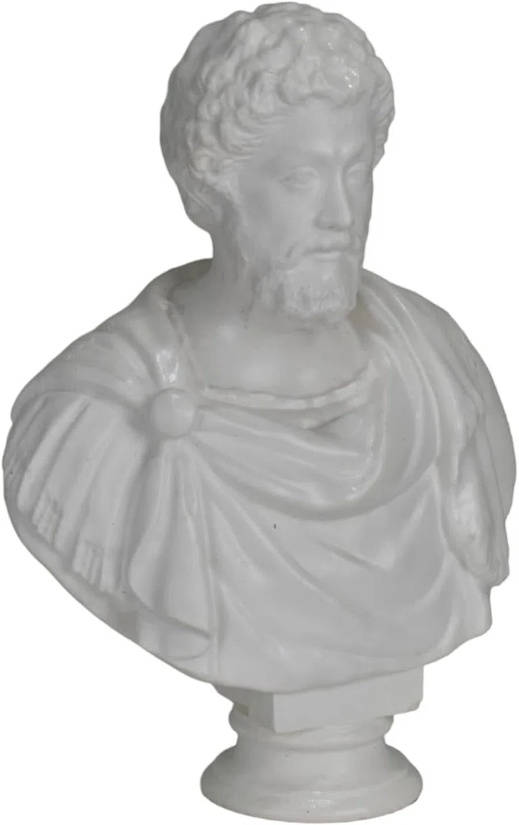 Marcus Aurelius Römischer Kaiser Stoischer Philosoph Büste Kopf Porträt Skulptur