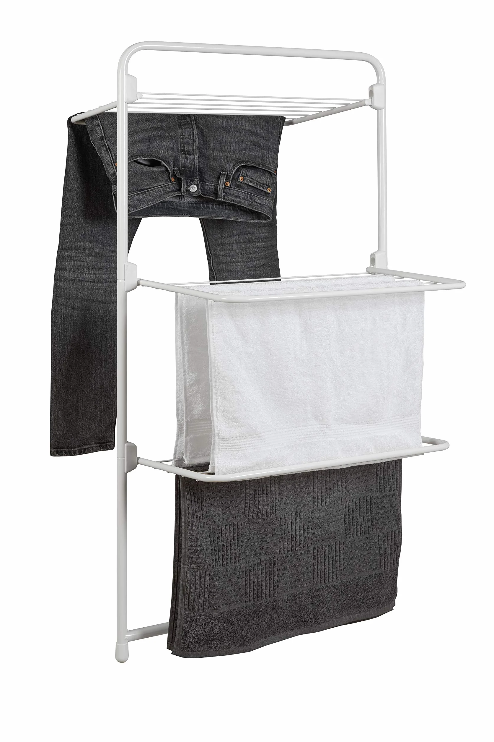 Rörets - Wäscheständer Trio - 10m Trockenlänge & 3-Wege-Nutzung - 32x63x118 cm - Wäschentrocken mit Qualität und Funktionalität von Schwedens führender Wächeständermarke