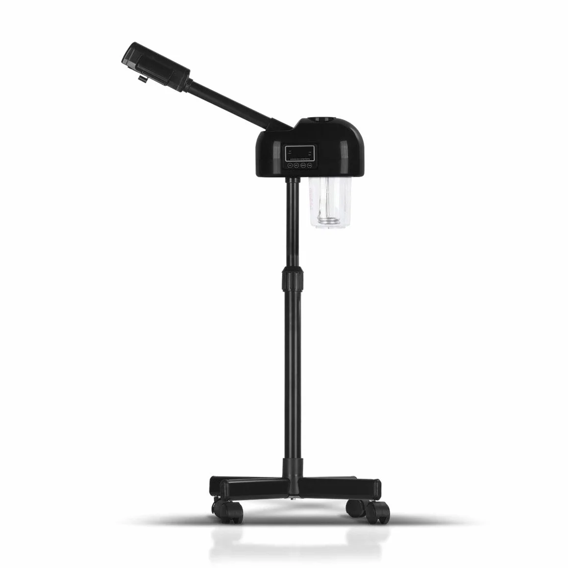 Timer Gesichtsdampfer Schwarz LCD-Bildschirm Professionelle Salon SPA Gesichtspflege Höhenverstellbar