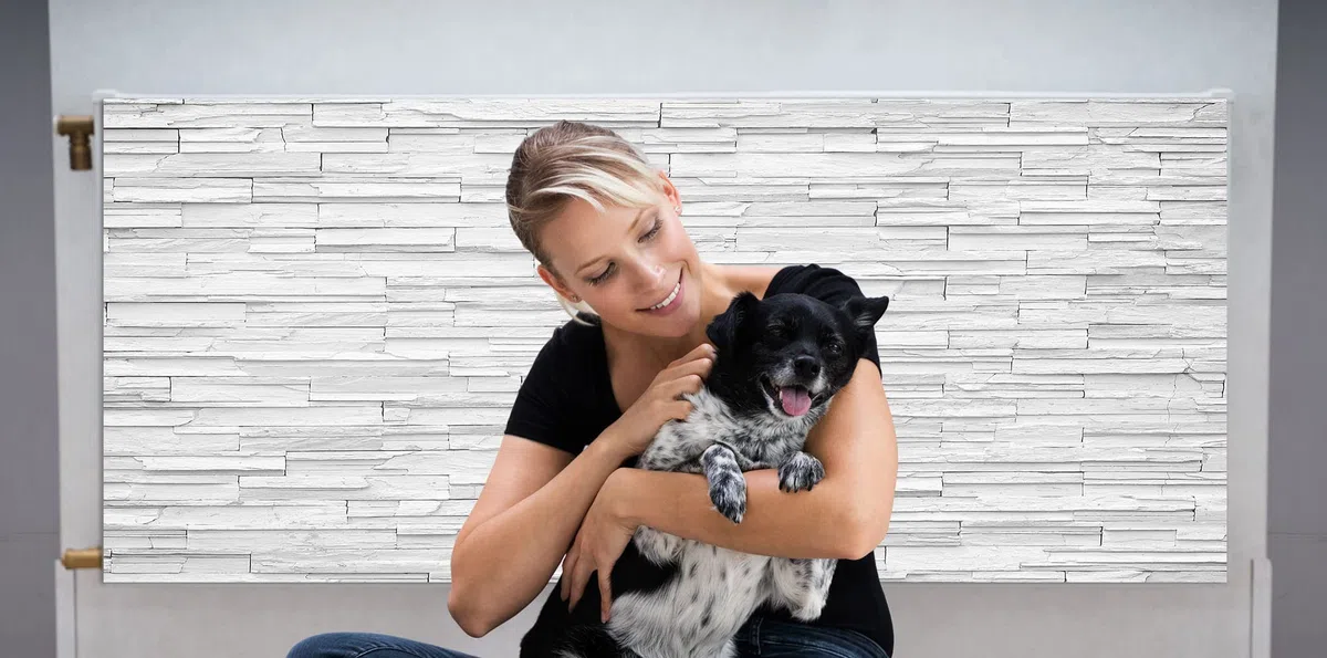 Magnet Heizkörperverkleidung Heizkörperabdeckung Weiss Ziegel 140x60 cm Heizung Abdeckung Verkleidung Magnetische Abdeckmatte Kühlschrank aus Einem Flexiblen Magneten Digitaler Aufdruck