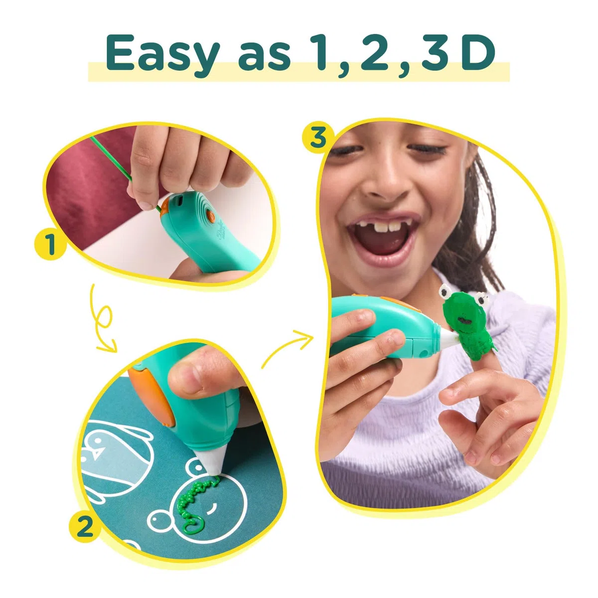 3Doodler Start+ Essentials: 3D Zeichenstift für Kinder, STEM-Lernspielzeug, ab 6 Jahren
