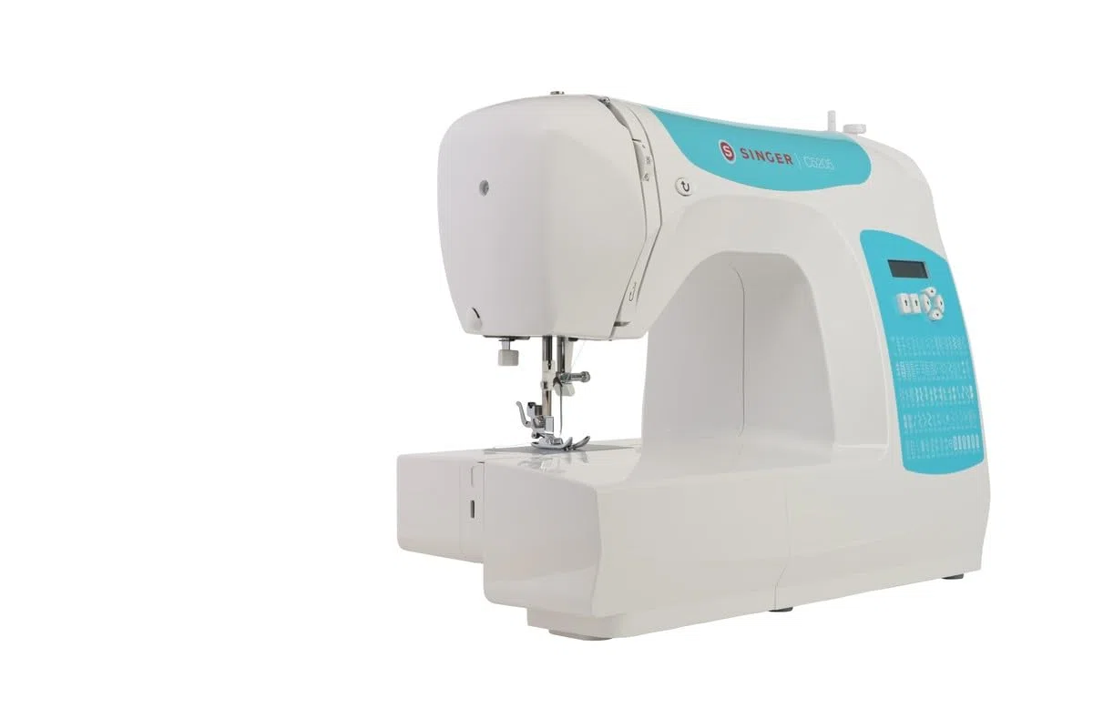 Singer C5205 Nähmaschine, weiß/blau