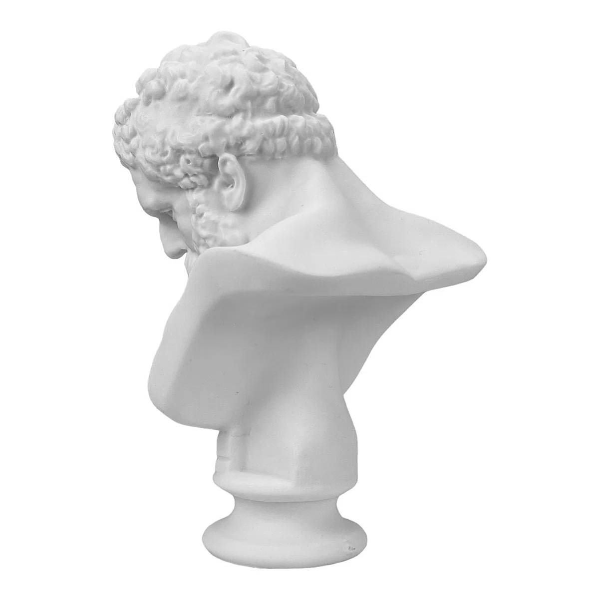 Farnese Hercules Büste griechische Statue Skulptur Gussmarmor Kopie 19,8 cm