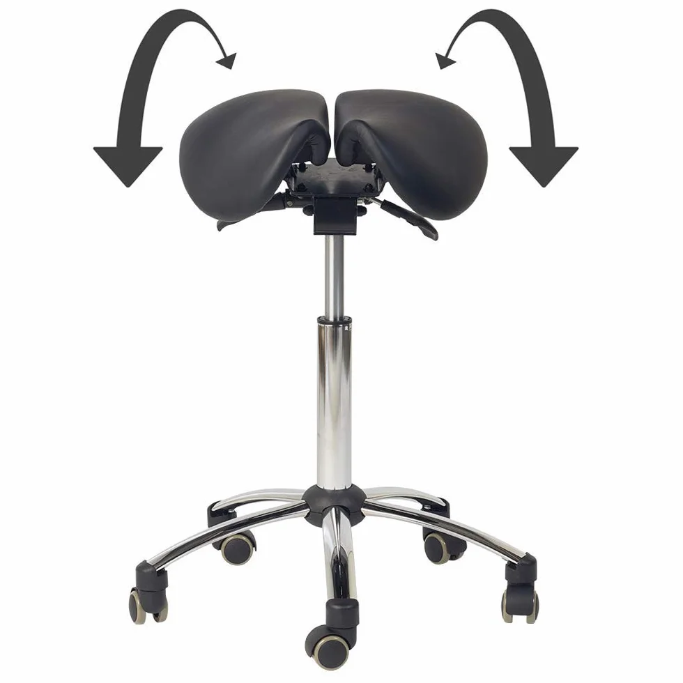 Teqler Sattelhocker schwarz