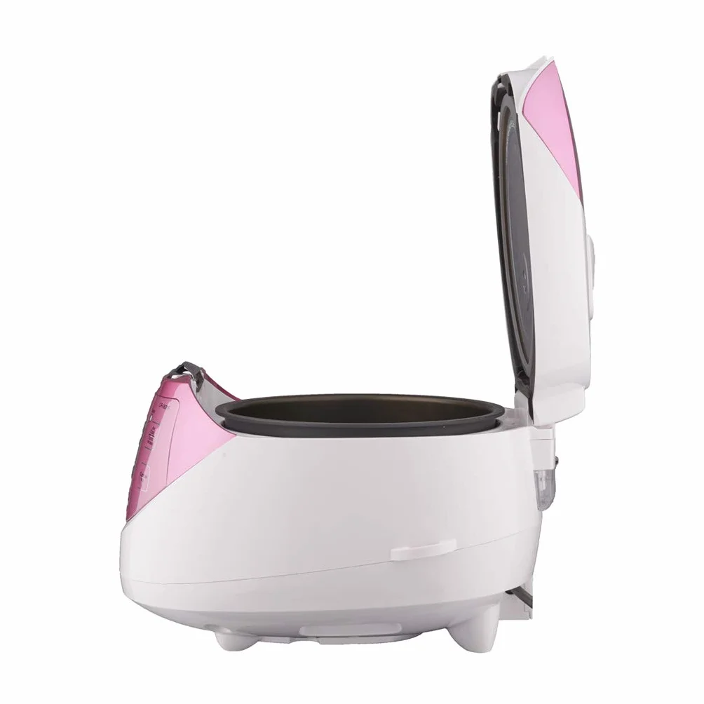 CUCKOO CR-0631F Digitaler Reiskocher klein, Reiskocher Dampfgarer, 1l, Micom Fuzzy Logic, Timer, LCD-Display, 7 Koch- & 3 Zusatzfunktionen, Antihaftbeschichtung, electric rice cooker mini digital weiß