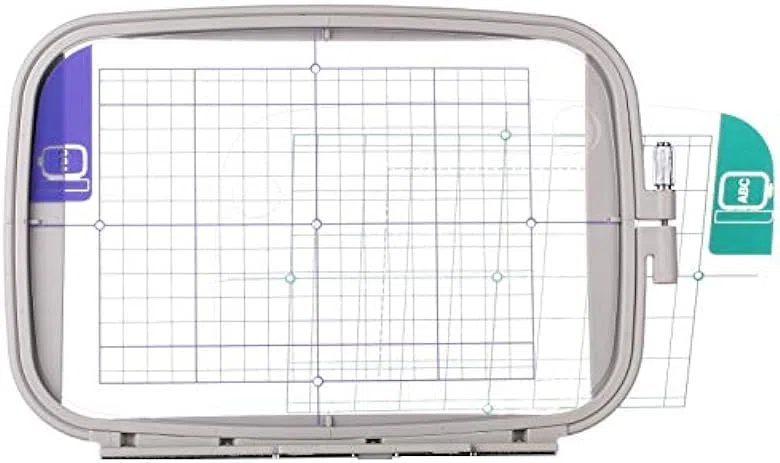 Sew Tech Stickelrahmen zum Sticken und Nähen Kompatibel Brother Innov-is 1250 700E 750E F440E Stickmaschine Rahmen (4in1-Set)