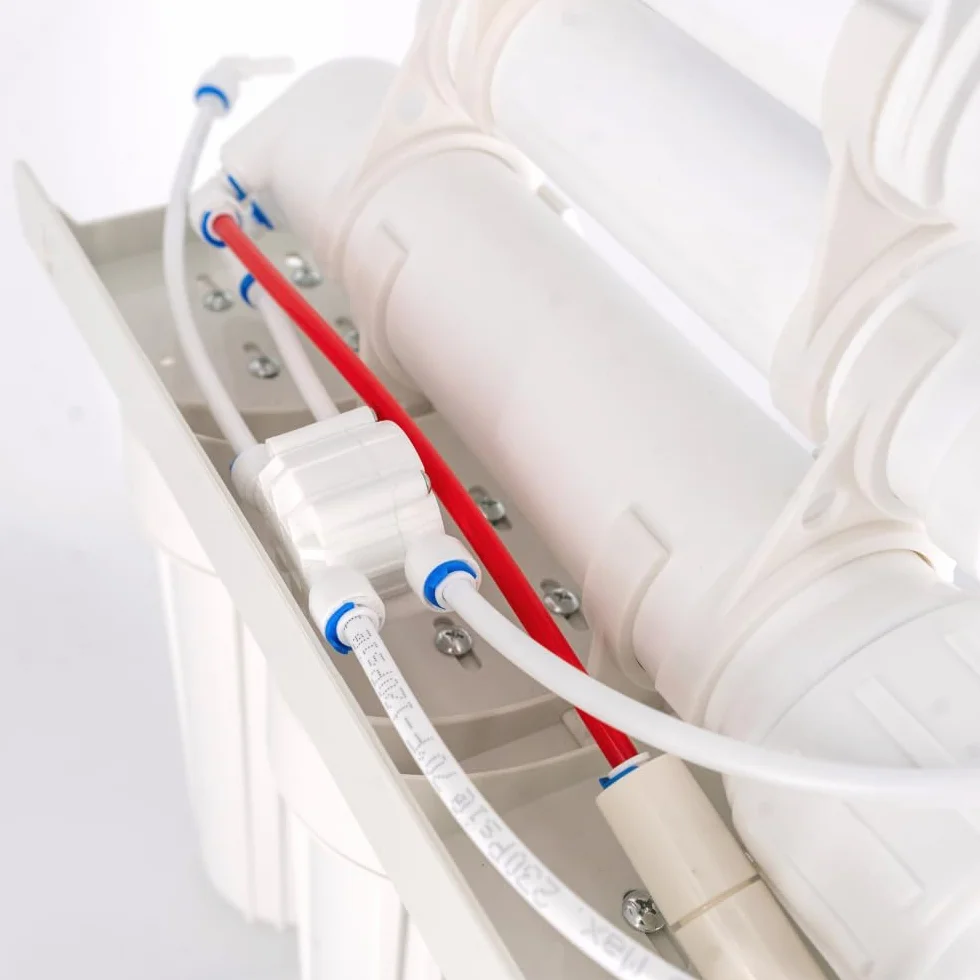 Czysta Kropla 7-Stufen Umkehrosmose Wasserfilter mit Mineralisierung Ionisator und 12 Liter Tank Untertisch Trinkwasserfilter RO7