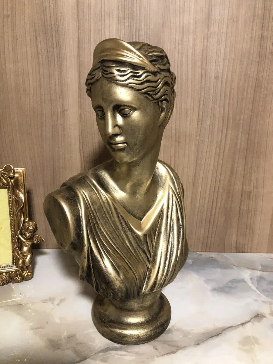 Schöne Büste Helena Skulptur H41 cm Shabby Antik Style Deko 110