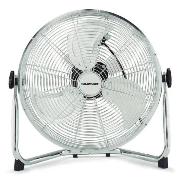 BLAUPUNKT BP2023 Bodenventilator 130 W 50 cm 3 Geschwindigkeitsstufen Chrom Industrie