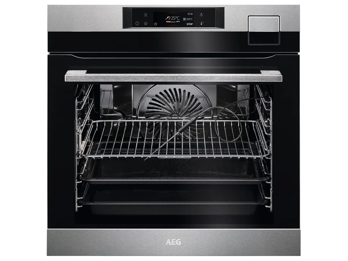 AEG BSK792280M Dampfbackofen Serie 9000 SteamPro SousVide Edelstahl mit Antifingerprint, A++