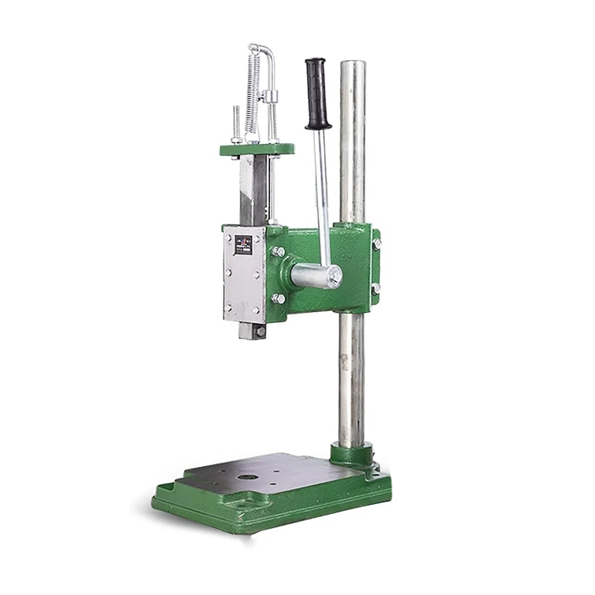 Hochleistungs-Manuell-Dornpresse, Presskupfer-Schneide- und Nähpressen, Leder-Stanzmaschine for DIY-Lederhandwerk-Lochstanzen(Square Head 320kg/700lb)