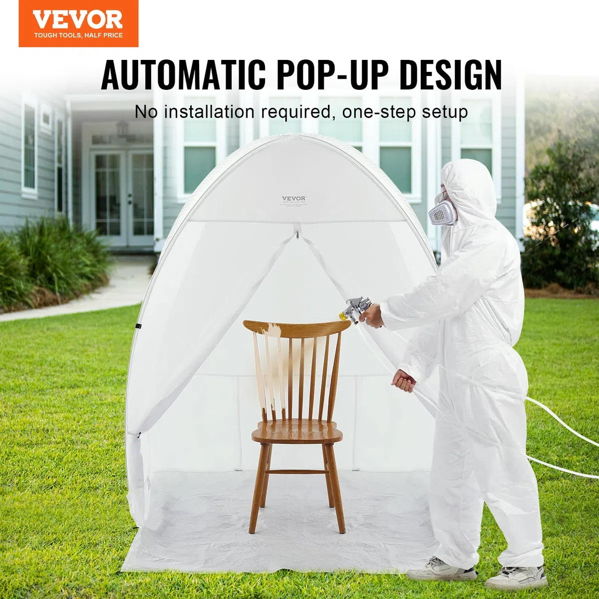 VEVOR tragbares Pop-Up-Sprühfarbenzelt Farbkabine DIY Sprühmalerei