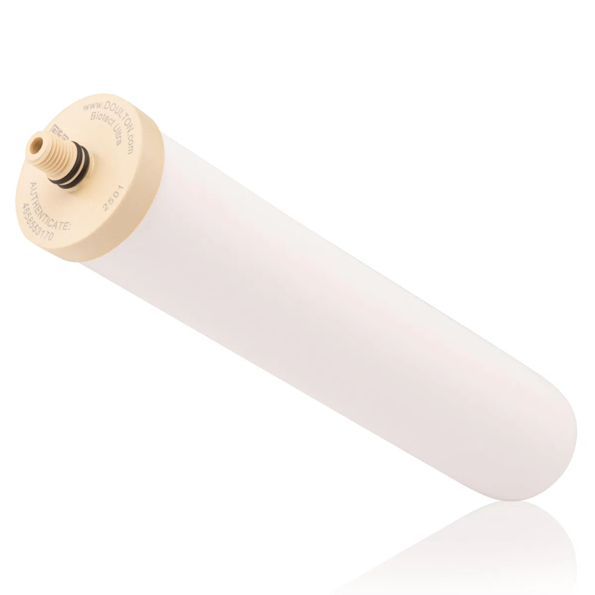 Doulton 10" BioTect Ultra | 1er-Pack | Authentischer Keramik-Kerzenfilter| Geeignet für M12-Anschluss-Untertischsysteme | Reduziert Verunreinigungen | Verbessert Geschmack| NSF-zertifiziert | 2501